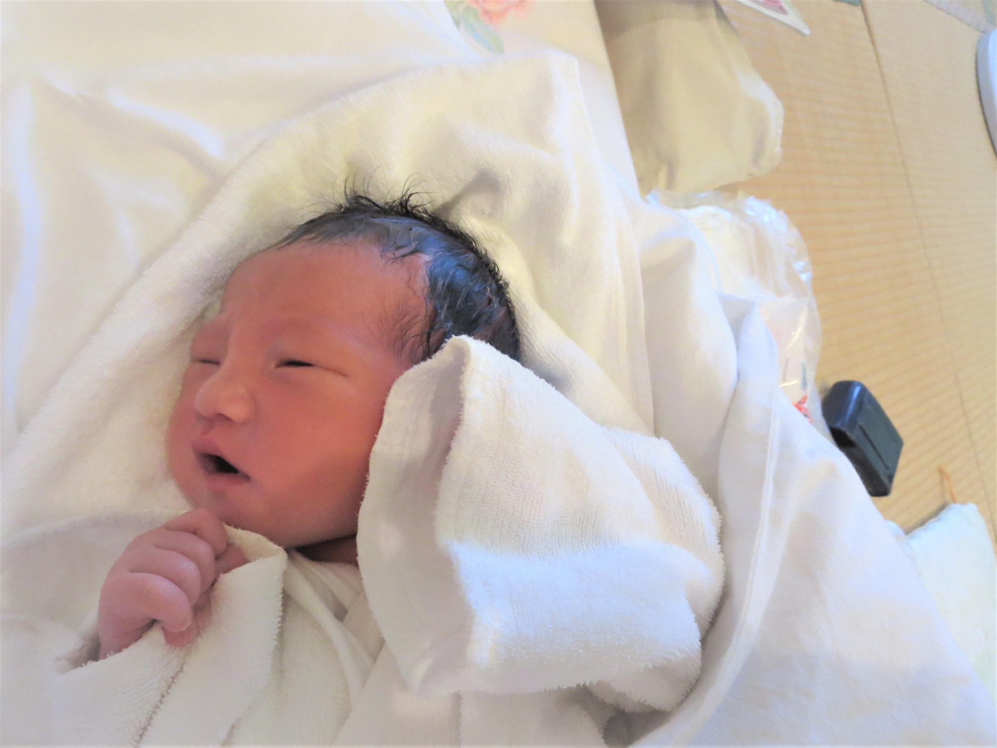 今日、産まれた赤ちゃん(^^)