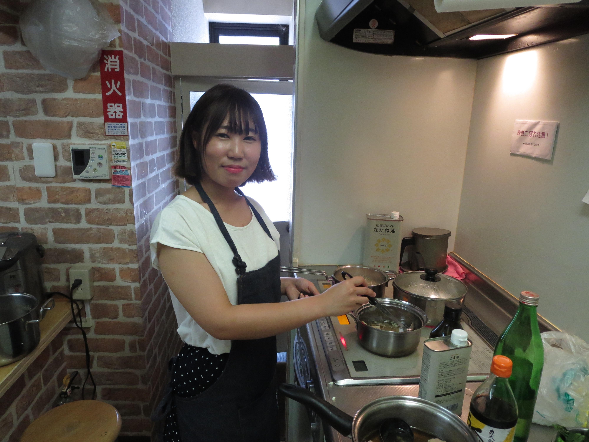 栄養大学の学生さんまかない実習に来ました！