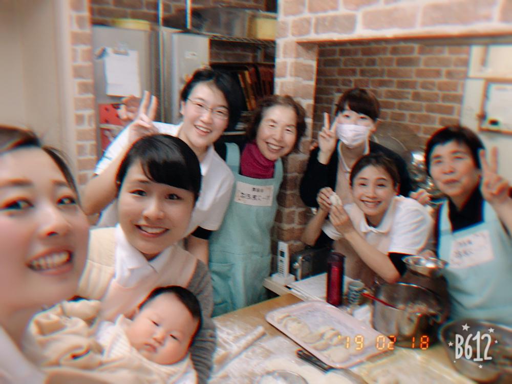助産師学生さんと餃子パーティー
